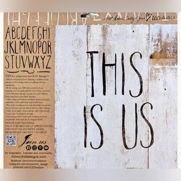 Iron Orchid Designs Farmhand RETIRED Stamps New with Tags - Picture 3 of 3